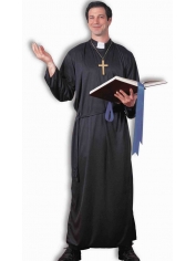Priest Costume - Mens Religious Costume 